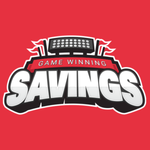 Sports inspired sales event logo. I think this was first used around the Superbowl, but made a comeback later in the year for the World Series. Sports inspired sales event logo. I think this was first used around the Superbowl, but made a comeback later in the year for the World Series.