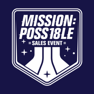 For a while, we Streamers were asked to create sales event logos that were reminiscent of movie titles. This one is definitely Mission Impossible mixed with my childhood love of NASA and space. For a while, we Streamers were asked to create sales event logos that were reminiscent of movie titles. This one is definitely Mission Impossible mixed with my childhood love of NASA and space.