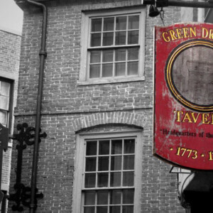 The Green Dragon Tavern, one of the oldest and most historic taverns in the US. Plans for a great nation were made here. Canon EOS Rebel T3i. The Green Dragon Tavern, one of the oldest and most historic taverns in the US. Plans for a great nation were made here. Canon EOS Rebel T3i.