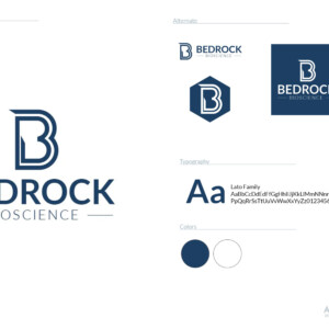 Bedrock Bioscience needed a logo that was fresh, clean, and modern. They wanted to use shades of blue that represented cool, calm, and professional. They also requested the logo be flexible, wanting to be able to have an icon mark that would stand alone as a secondary identifiable brand representation. Bedrock Bioscience needed a logo that was fresh, clean, and modern. They wanted to use shades of blue that represented cool, calm, and professional. They also requested the logo be flexible, wanting to be able to have an icon mark that would stand alone as a secondary identifiable brand representation.