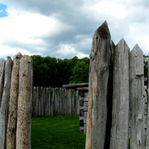 Stockade fort entrance at Fort Necessity Battlefield. Canon Rebel 2000 35mm. Stockade fort entrance at Fort Necessity Battlefield. Canon Rebel 2000 35mm.
