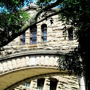Bridge of sighs at the old county courthouse. Canon Rebel 2000 35mm. Bridge of sighs at the old county courthouse. Canon Rebel 2000 35mm.