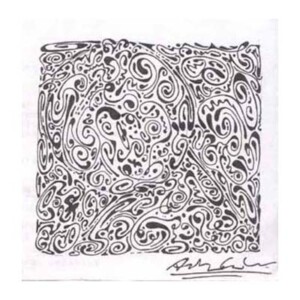Ink on paper. Untitled Abstract