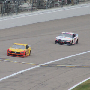 A lifelong race fan, my dad had yet to see a legit NASCAR race. As a Christmas present to my dad after his heart attack and sort of an incentive to relearn to walk after his amputation, I got him tickets to a NASCAR race. We may have only made it 70 laps on a ridiculously cold, windy, and drizzly fall day in KS, but I unexpectedly had a good time. Canon EOS Rebel T3i. A lifelong race fan, my dad had yet to see a legit NASCAR race. As a Christmas present to my dad after his heart attack and sort of an incentive to relearn to walk after his amputation, I got him tickets to a NASCAR race. We may have only made it 70 laps on a ridiculously cold, windy, and drizzly fall day in KS, but I unexpectedly had a good time. Canon EOS Rebel T3i.