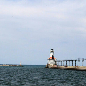 Breakwater lighthouse at Washington Park and Michigan City Beach in Michigan City, IN. Canon EOS T3i. Breakwater lighthouse at Washington Park and Michigan City Beach in Michigan City, IN. Canon EOS T3i.