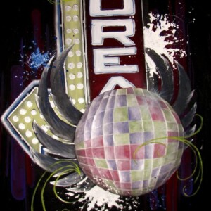24x36 acrylic on canvas. Dream This Way