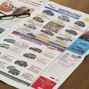 Newspaper print ad for North Star Chevrolet Buick GMC. Newspaper print ad for North Star Chevrolet Buick GMC.