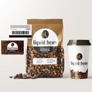 Concepts for gift cards, bean packaging and cup design. Concepts for gift cards, bean packaging and cup design.
