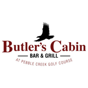 Peake Hospitality was in need of a logo for their new restaurant endeavor. They wanted a logo that was simple with elements that evoked feelings of outdoors and the north woods while fitting with the area the golf course is located in. The color scheme was a deep red and black, taking inspiration from buffalo plaid. Further design elements would lean into these rich colors paired with wood tones and textures. The eagle icon was produced from a photo of a bald eagle soaring over one of the fairways. Peake Hospitality was in need of a logo for their new restaurant endeavor. They wanted a logo that was simple with elements that evoked feelings of outdoors and the north woods while fitting with the area the golf course is located in. The color scheme was a deep red and black, taking inspiration from buffalo plaid. Further design elements would lean into these rich colors paired with wood tones and textures. The eagle icon was produced from a photo of a bald eagle soaring over one of the fairways.