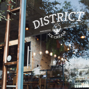 Window branding signage Window branding signage