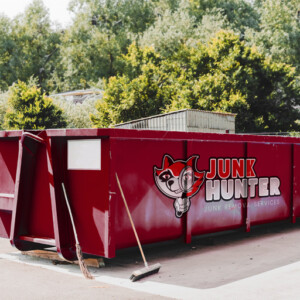 Dumpster branding mock-up. Dumpster branding mock-up.