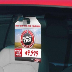 In-vehicle hang tag that coordinates with their value prop campaign. In-vehicle hang tag that coordinates with their value prop campaign.