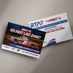 Postcard version 1 with standard color truck Postcard version 1 with standard color truck