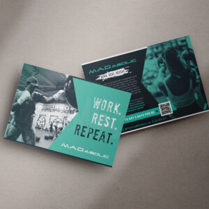 Madabolic postcard leave behind Madabolic postcard leave behind