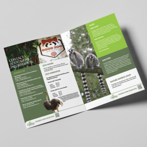 Booklet brochure design for educational programs at the Good Zoo. Booklet brochure design for educational programs at the Good Zoo.