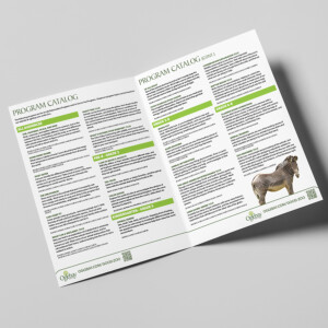 Booklet brochure design for educational programs at the Good Zoo. Booklet brochure design for educational programs at the Good Zoo.