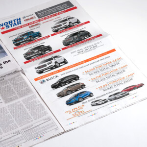 Newspaper print ad for North Star Buick GMC. Newspaper print ad for North Star Buick GMC.