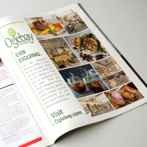 Full page magazine ad for Oglebay Park Resort. Full page magazine ad for Oglebay Park Resort.