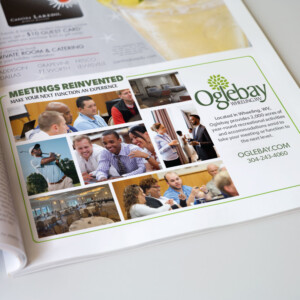 Half page magazine ad for Oglebay Park Resort. Half page magazine ad for Oglebay Park Resort.