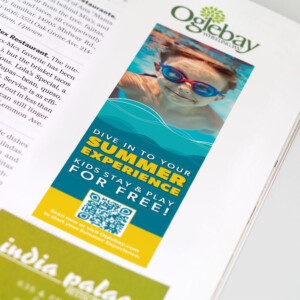 Quarter page vertical magazine ad for Oglebay Park Resort. Quarter page vertical magazine ad for Oglebay Park Resort.