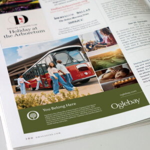 Half page magazine ad for Oglebay Park Resort. Half page magazine ad for Oglebay Park Resort.