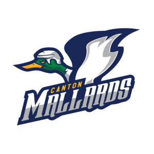 Mallard logo for the Canton Mallards, which would move two or three more times before taking the ice. Mallard logo for the Canton Mallards, which would move two or three more times before taking the ice.