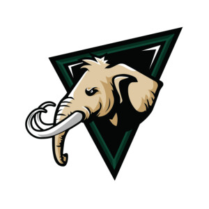 Mammoths icon as a secondary logo positioning. Mammoths icon as a secondary logo positioning.