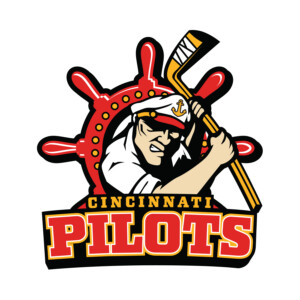 Cincinnati, a river city, requested something that aligned with that heritage. This logo incorporates a hockey stick wielding tug boat pilot, a pilot wheel accent, and a bold color palette. This team never took the ice. Cincinnati, a river city, requested something that aligned with that heritage. This logo incorporates a hockey stick wielding tug boat pilot, a pilot wheel accent, and a bold color palette. This team never took the ice.