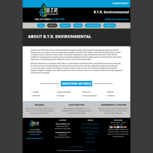 B.T.R. Environmental - About B.T.R. Environmental - About