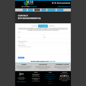 B.T.R. Environmental - Contact B.T.R. Environmental - Contact