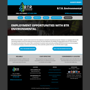 B.T.R. Environmental - Employment B.T.R. Environmental - Employment