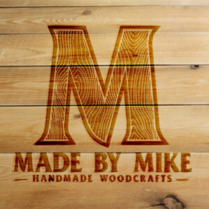 Wood burned mock-up. Wood burned mock-up.