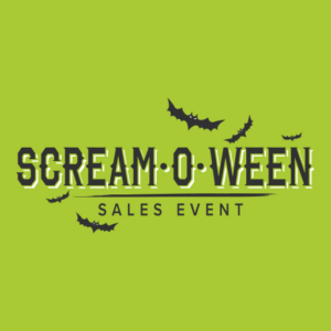 Halloween themed sales event logo. Halloween themed sales event logo.