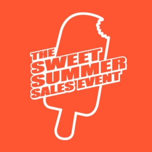 Summer sales event logo. Was going for a bright, playful, and nostalgic look. Designed so that the full color version still works in reverse with the simple addition of an outline. Summer sales event logo. Was going for a bright, playful, and nostalgic look. Designed so that the full color version still works in reverse with the simple addition of an outline.
