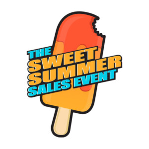 Summer sales event logo. Was going for a bright, playful, and nostalgic look. Summer sales event logo. Was going for a bright, playful, and nostalgic look.