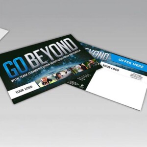 Direct mail postcard template. Direct mail postcard template.