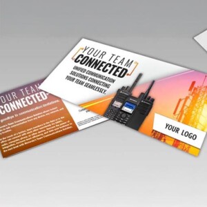 Direct mail postcard template. Direct mail postcard template.