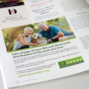 Half page vertical magazine ad for Oglebay foundation. Half page vertical magazine ad for Oglebay foundation.