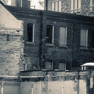 Dilapidated buildings in downtown Toronto, ON, painted to not be such an eyesore. In black and white, the colors give a subtle extra layer of depth and contrast. Dilapidated buildings in downtown Toronto, ON, painted to not be such an eyesore. In black and white, the colors give a subtle extra layer of depth and contrast.