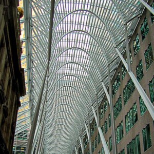 Allen Lambert Galleria in Toronto, Ontario, near the Hockey Hall of Fame. Allen Lambert Galleria in Toronto, Ontario, near the Hockey Hall of Fame.
