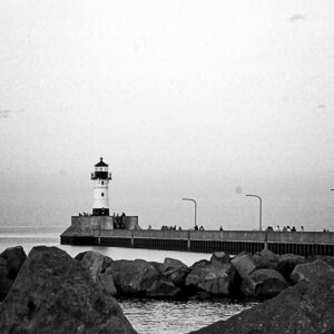 Rock beach at Canal Park in Duluth. Canon EOS Rebel T3i. Rock beach at Canal Park in Duluth. Canon EOS Rebel T3i.