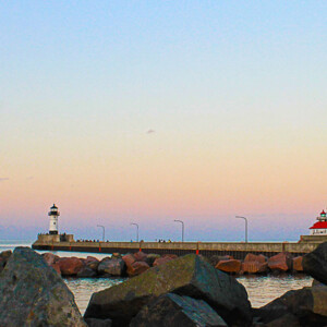 Rock beach at Canal Park in Duluth. Canon EOS Rebel T3i. Rock beach at Canal Park in Duluth. Canon EOS Rebel T3i.