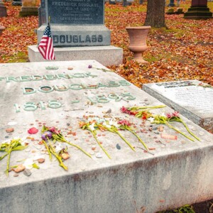 Frederick Douglas' grave in historic Mount Hope Cemetery in Rochester, NY. Photography: Rochester, NY. Frederick Douglas' grave in historic Mount Hope Cemetery in Rochester, NY.