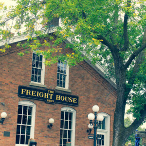 The revitalized Freight House restaurant was originally built as a freight depot in 1883. Photography: Stillwater, MN. The revitalized Freight House restaurant was originally built as a freight depot in 1883.