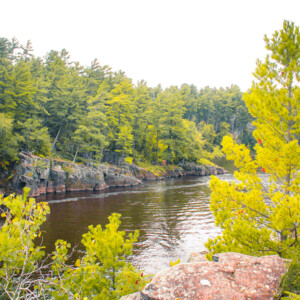 St. Croix River and it's basalt lava flow dalles. It amazes me how this little river can be so calm and unassuming in one area then raging and dangerous not much farther down stream. St. Croix River and it's basalt lava flow dalles. It amazes me how this little river can be so calm and unassuming in one area then raging and dangerous not much farther down stream.