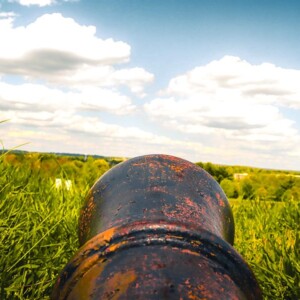 Canon at earthen redoubt near the site of Muhlenberg's Brigade encampment at Valley Forge National Battlefield. Canon at earthen redoubt near the site of Muhlenberg's Brigade encampment at Valley Forge National Battlefield.
