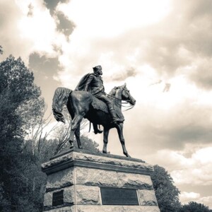 Brigadier General Anthony Wayne monument at Valley Forge National Battlefield. Brigadier General Anthony Wayne monument at Valley Forge National Battlefield.