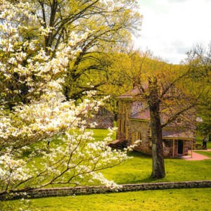 The Isaac Potts house, known today as Washington's Headquarters at Valley Forge National Battlefield. The Isaac Potts house, known today as Washington's Headquarters at Valley Forge National Battlefield.
