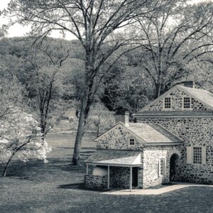 The Isaac Potts house, known today as Washington's Headquarters at Valley Forge National Battlefield. The Isaac Potts house, known today as Washington's Headquarters at Valley Forge National Battlefield.