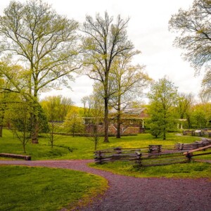 Encampment near Washington's Headquarters at Valley Forge National Battlefield. Encampment near Washington's Headquarters at Valley Forge National Battlefield.